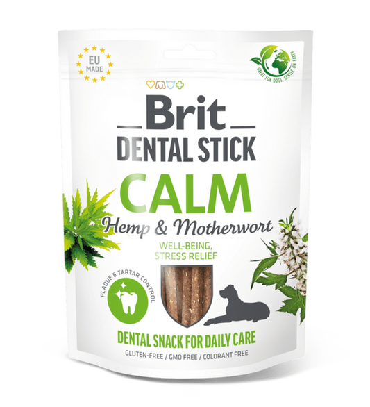 Brit Dental Stick Calm with Hemp & Motherwort 7 pcs