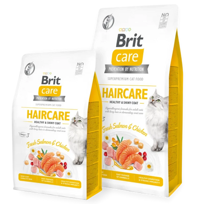 Brit Care Cat Grain-Free Haircare Healthy & Shiny Coat 400 g
