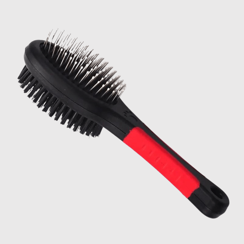 Brosse double face pour chien et chat