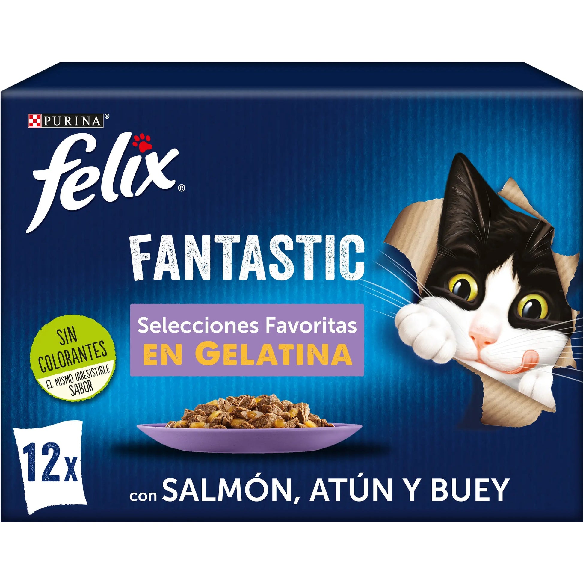 Purina Felix Fantastiques sélections préférées en gélatine 12x85g
