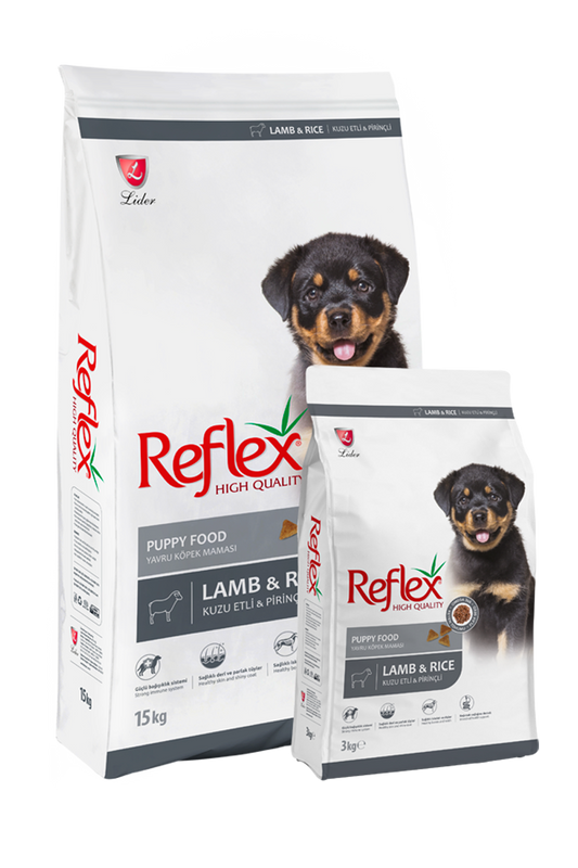 Reflex chiot agneau