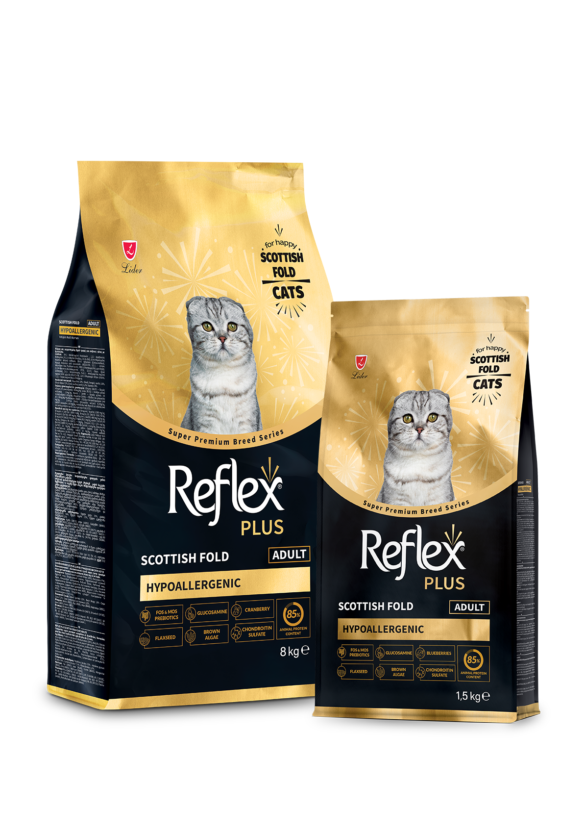 Reflex Plus Scottish Fold Yetişkin Kedi Maması - image officielle Reflex