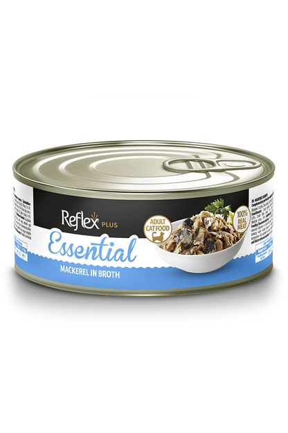 Essentials Mackerel in Broth Adult Cat Food