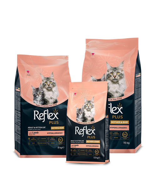 Reflex Plus Mother & Baby Kuzu Etli Kedi Maması - image officielle Reflex