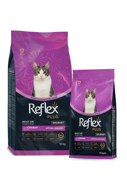 Reflex Plus Gourmet Tavuklu Yetişkin Kedi Maması - image officielle Reflex