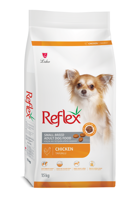 Reflex chien petite race adulte poulet