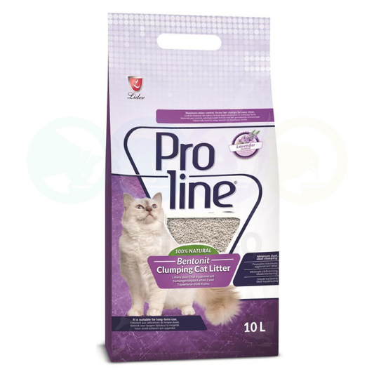 Pro Line litière bentonite agglomérante Lavande 10 L