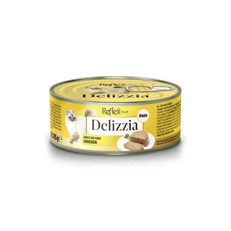 Reflex Plus Delizzia pâté pour chat adulte au poulet 85 g